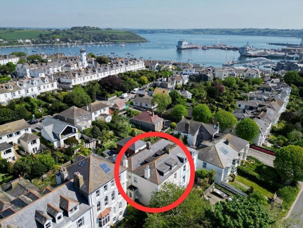 Pendennis - Bright Victorian Flat, Sea Views & Close To Beach Falmouth Exterior foto